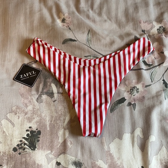 Striped bikini bottom - Picture 2 of 3